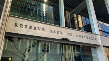 natpis reserve bank of australia na sjedistu banke