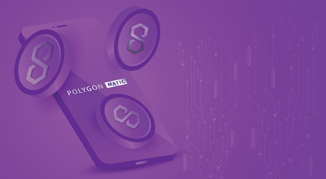 vektor polygona u ljubicastoj boji